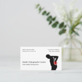 Chiropractic Chiropractic Clinic Business Card 名刺 (スタンド正面)