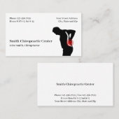 Chiropractic Chiropractic Clinic Business Card 名刺 (正面/裏面)