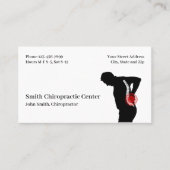 Chiropractic Chiropractic Clinic Business Card 名刺 (正面)