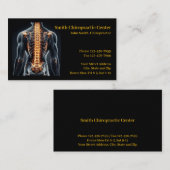 Chiropractic Chiropractic Clinic Business Card 名刺 (正面/裏面)