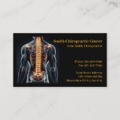 Chiropractic Chiropractic Clinic Business Card 名刺 (正面)