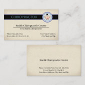 Chiropractic Chiropractor Clinic Business Card 名刺 (正面/裏面)