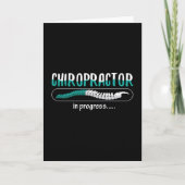 Chiropractic Chiropractor In Progress Chiro Spine カード (正面)