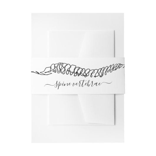 Chiropractic Chiropractor Massage Manual Therapist 招待状ベリーバンド (正面例)