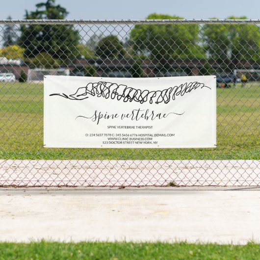 Chiropractic Chiropractor Spine Therapist 横断幕 (インサイチュ)