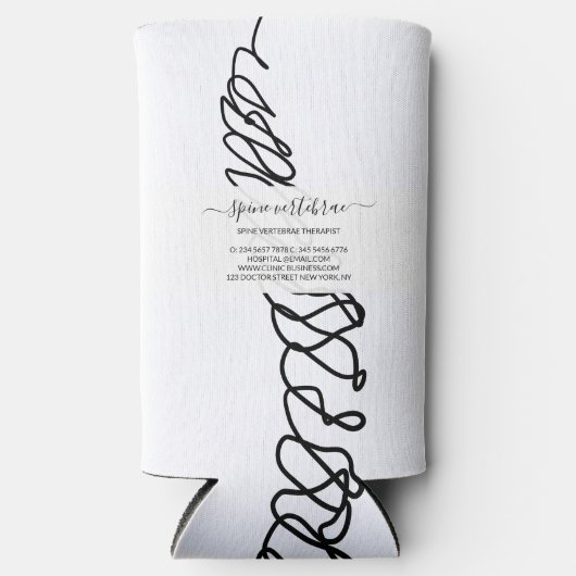 Chiropractic Clinic Health & Wellness スリム缶クーラー (正面)