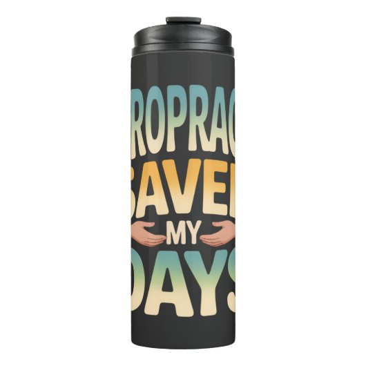 Chiropractic Healing and Back Pain Relief タンブラー (正面)