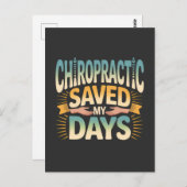 Chiropractic Healing and Back Pain Relief ポストカード (正面/裏面)