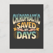 Chiropractic Healing and Back Pain Relief ポストカード (正面)
