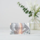 Chiropractic Pain Management Clinic Business Card 名刺 (スタンド正面)