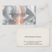 Chiropractic Pain Management Clinic Business Card 名刺 (正面/裏面)