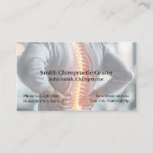 Chiropractic Pain Management Clinic Business Card 名刺 (正面)