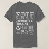 Chiropractic Physician Multitasking Job Gift Item Tシャツ (デザイン正面)