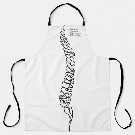 Chiropractic Professional Chiropractor Chiro エプロン (正面)