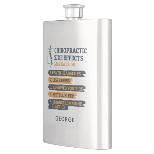 Chiropractic Side Effects Gag フラスク (左)