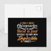 Chiropractic Spine Chiro Truly Great Chiropractor ポストカード (正面/裏面)