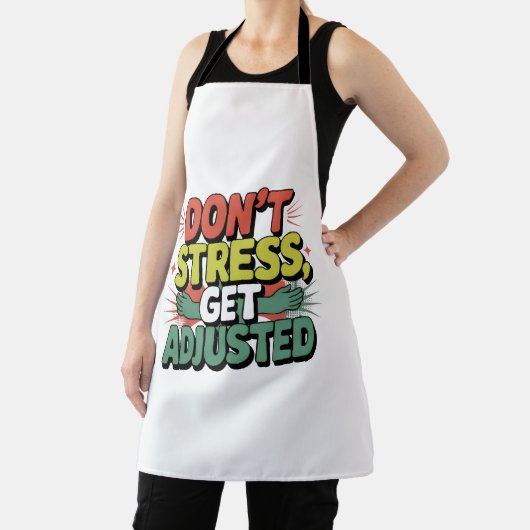 Chiropractic Stress Relief Back Adjustment Gift エプロン (インサイチュ)