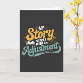 Chiropractic Student Motivation Spine Quote カード (黄色い花)