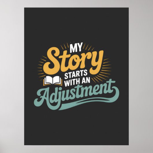 Chiropractic Student Motivation Spine Quote ポスター (正面)