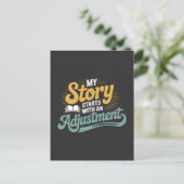 Chiropractic Student Motivation Spine Quote ポストカード (スタンド正面)