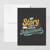 Chiropractic Student Motivation Spine Quote ポストカード (正面/裏面)