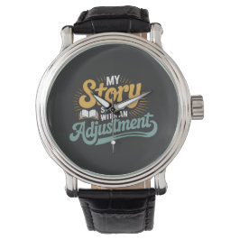 Chiropractic Student Motivation Spine Quote 腕時計