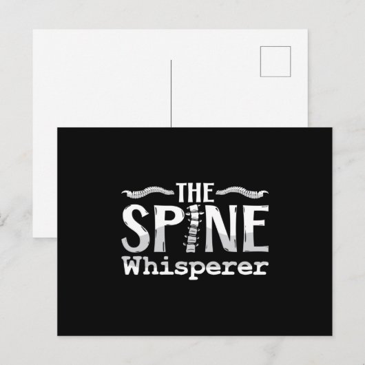 Chiropractic The Spine Whisperer Chiropractor ポストカード (正面/裏面)