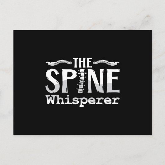 Chiropractic The Spine Whisperer Chiropractor ポストカード (正面)