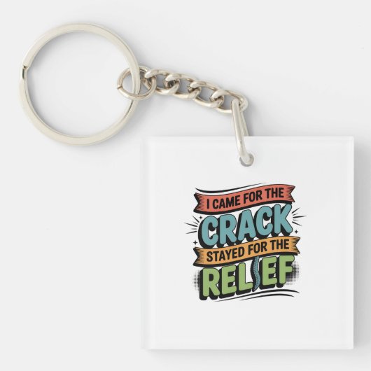 Chiropractor Back Relief Funny Gift キーホルダー (正面)