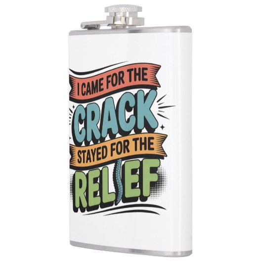 Chiropractor Back Relief Funny Gift フラスク (左)