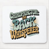 Chiropractor Back Whisperer Gift Idea マウスパッド (正面)
