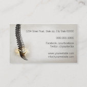 Chiropractor Business Card 名刺 (裏面)