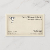 Chiropractor Chiropractic Business Card 名刺 (正面)