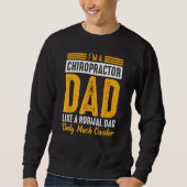 Chiropractor Dad Expert Chiropractic Assistant Gra スウェットシャツ (正面)