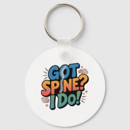 Chiropractor Humor Spine Health Quote キーホルダー