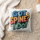 Chiropractor Humor Spine Health Quote クッション (ブランケット)