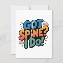 Chiropractor Humor Spine Health Quote ポストカード