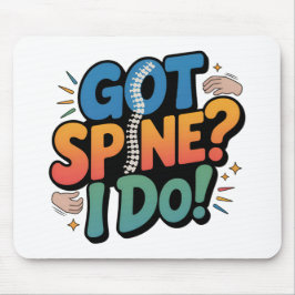 Chiropractor Humor Spine Health Quote マウスパッド