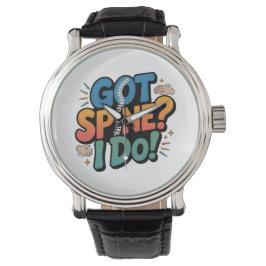 Chiropractor Humor Spine Health Quote 腕時計