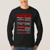 Chiropractor Joints Back Complementary Medicine Ch Tシャツ (正面)