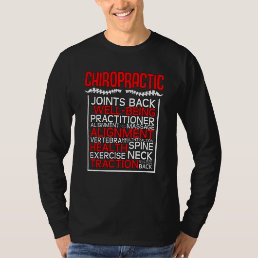 Chiropractor Joints Back Complementary Medicine Ch Tシャツ (正面)