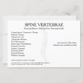 Chiropractor Licensed Massage Therapist brochure (正面)