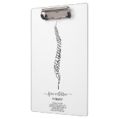 Chiropractor Licensed Massage Therapist Doctor クリップボード (左)