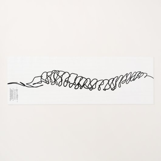 Chiropractor Massage Therapy Spine ヨガマット (裏面(横))