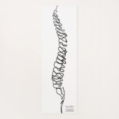 Chiropractor Massage Therapy Spine ヨガマット (裏面)
