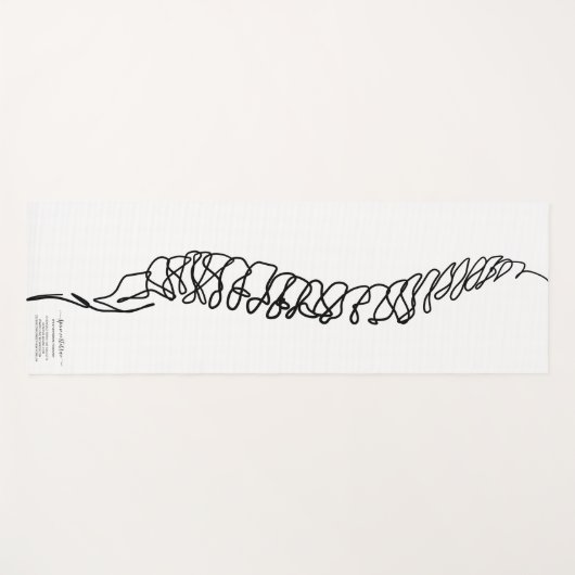 Chiropractor Massage Therapy Spine ヨガマット (正面(横))