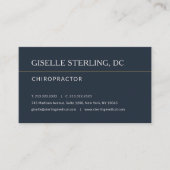Chiropractor Office Appointment Reminder 予約カード (正面)