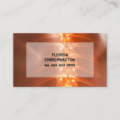 Chiropractor Physical Therapist Custom QR 名刺 (正面)