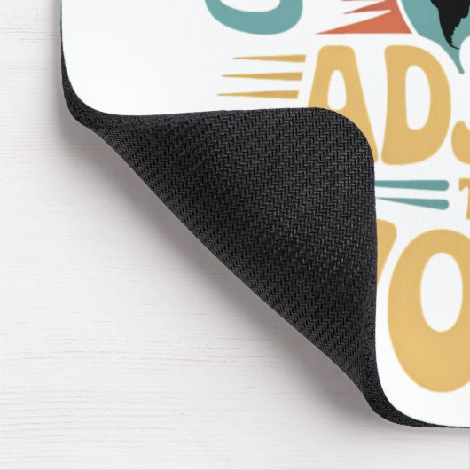 Chiropractors Adjust the World Retro Design マウスパッド (コーナー)