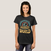 Chiropractors Adjust the World Retro Design Tシャツ (正面フル)